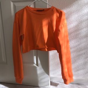Orange crop long sleeve sweatshirt PLT